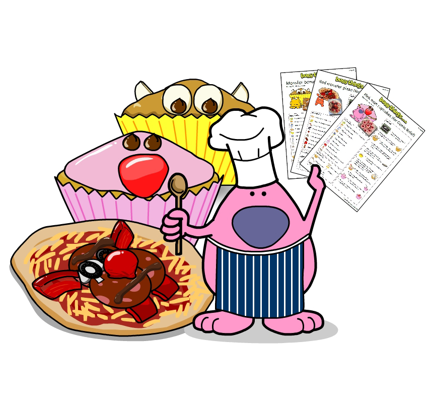 Busy Things Bake a Funny Face recipes for rainy day fun