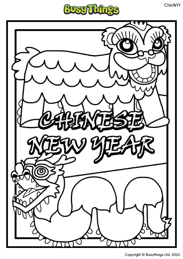 Chinese New Year Activity Pack for children Front Page