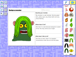 Busy Things Design a Monster activity for children to create a monster when they are bored