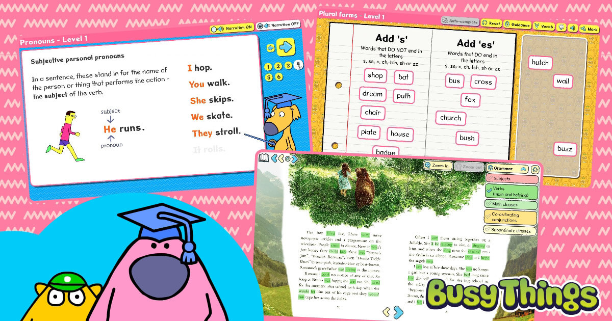 Teaching grammar with Busy Things - Busy Things Blog