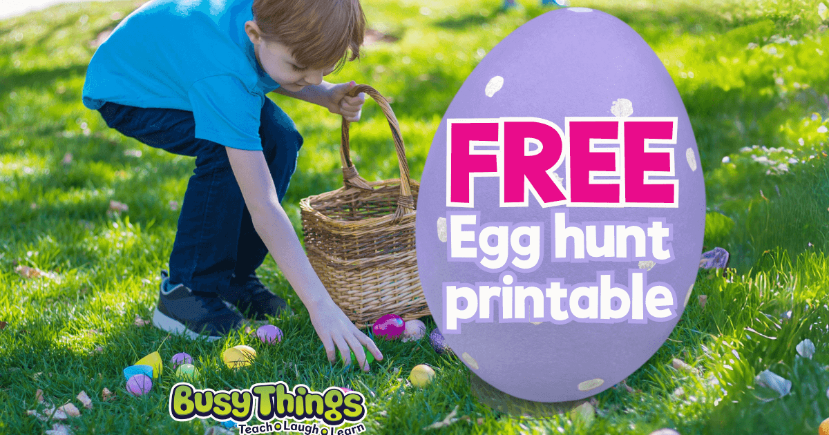 Easter Activities for Children - FREE Easter Egg Hunt Printable
