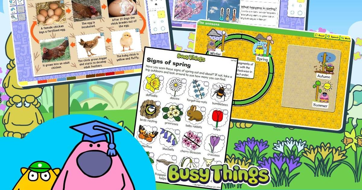 4 targeted seasonal activities to help you teach about spring - Busy ...