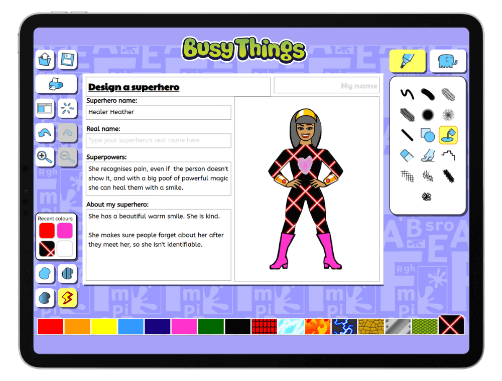 K-Pop Demon Hunters activities - design a Demon Hunter