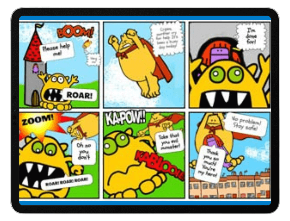 Activity idea for K-pop demon hunters - create a comic