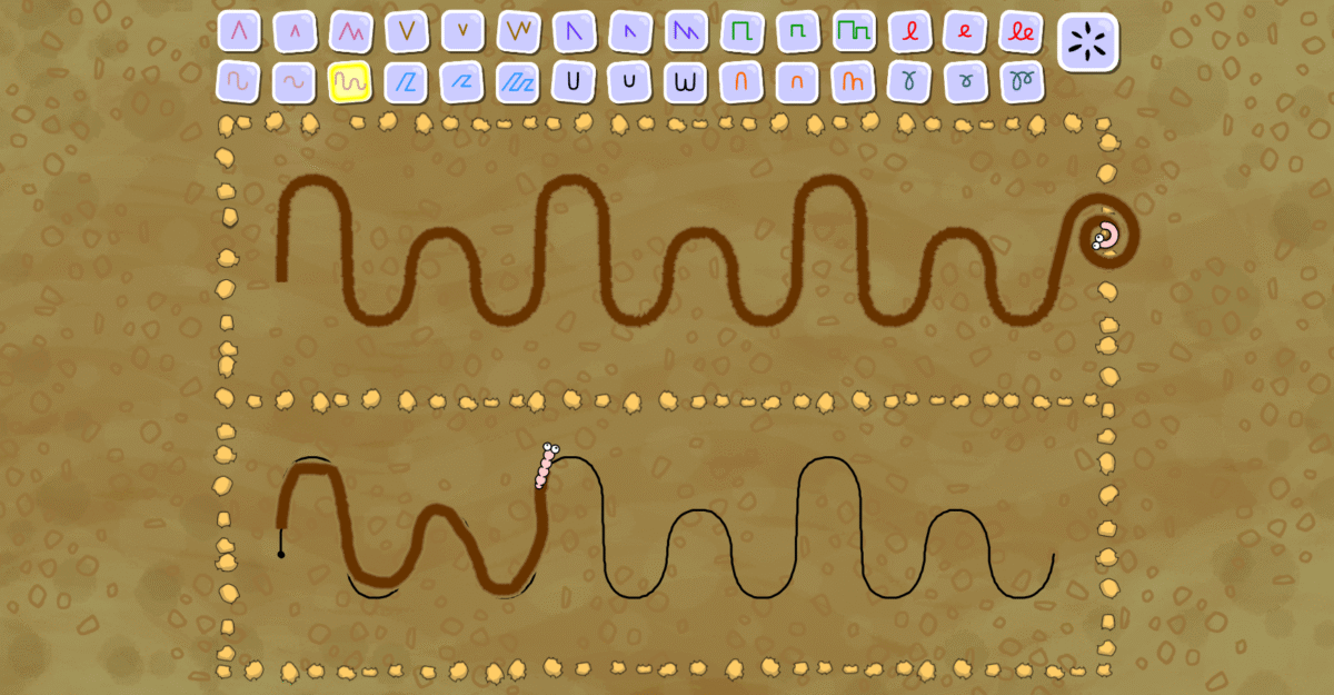 Line tracing activity screenshot