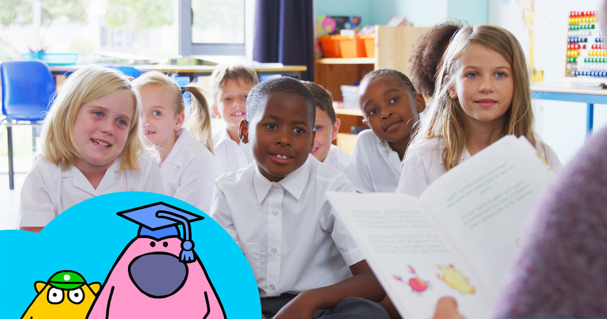 Children enjoying a story this National Year of Reading