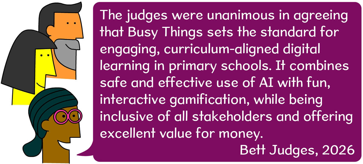 Bett 2026 judges' comments