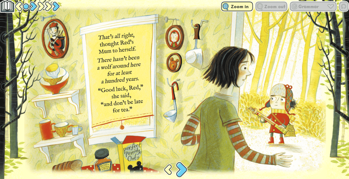 Screenshot from Mini Grey's The Last Wolf book extract