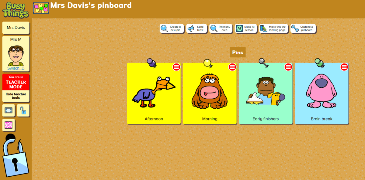 A teacher's pin on Busy Things