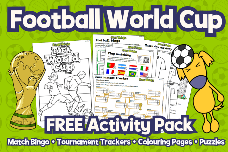 Football World Cup Activities for Children | FREE Printable Pack - Busy ...