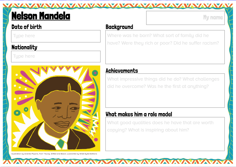 Black icon case study activity