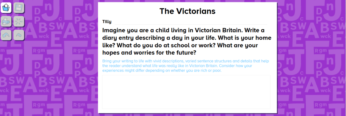 Higher ability writing project